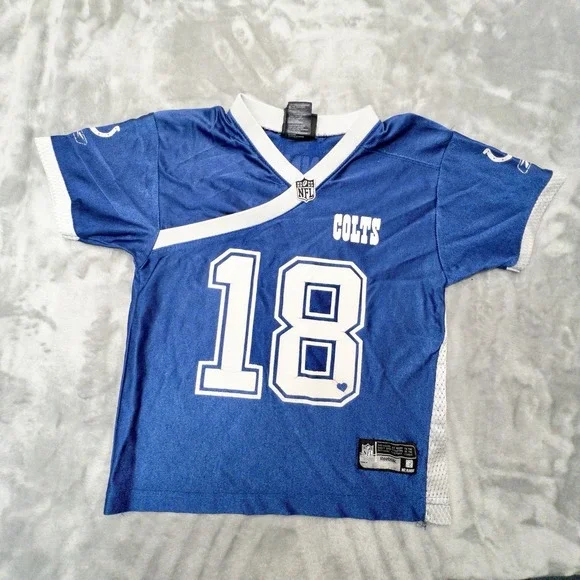 Reebok NFL Indianapolis Colts Peyton Manning Kids Jersey Large Football