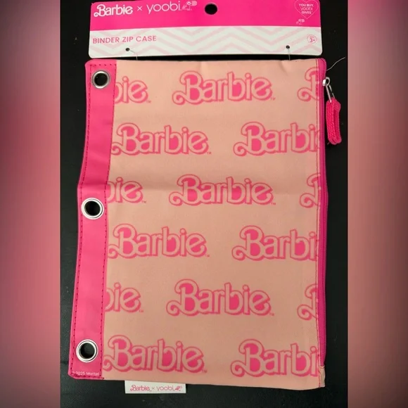 Yoobi X Barbie Binder Zip Case Pencil Case 💕