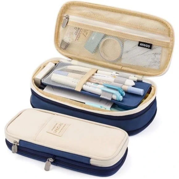 Big Capacity Pencil PenCase Office College School Large Storage HighCapacity Bag
