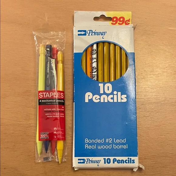 Free with Bundle only! $5 Single Purchase New 14ct Pencil & Mechanical Pencils