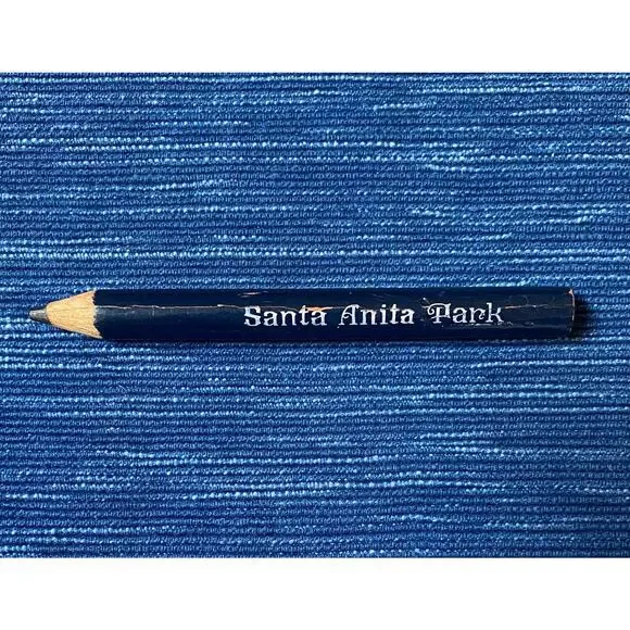Vintage Santa Anita Park Pencil Horse Racing California Advertising 15B