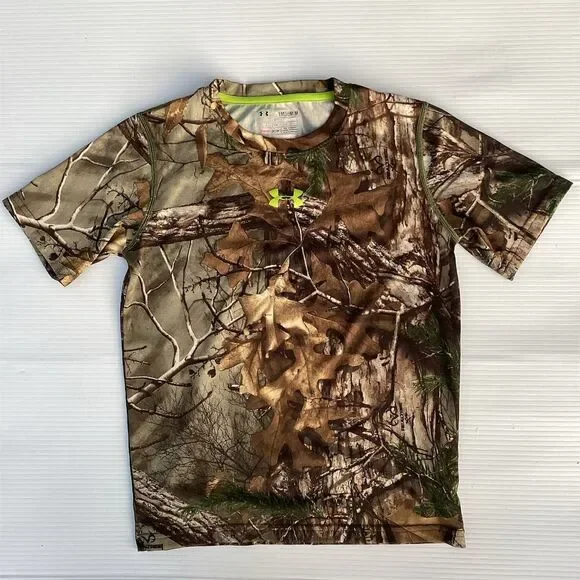 Under Armour youth Camo Short Sleeve T-Shirt Multicolor‎ Size M