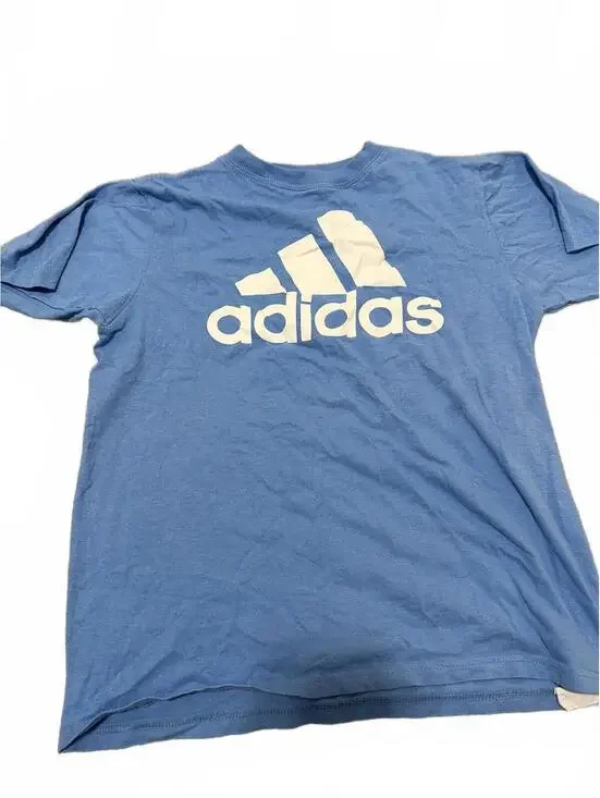 Adidas Boys Blue Casual T-Shirt Size Medium