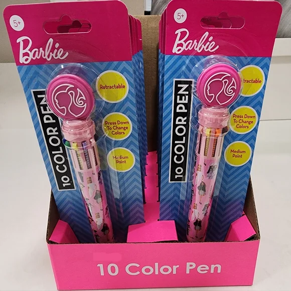 Barbie 10 Color Pen (12 units + Display)