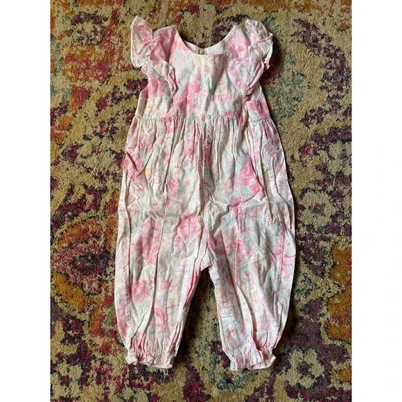 Vintage Floral Romper