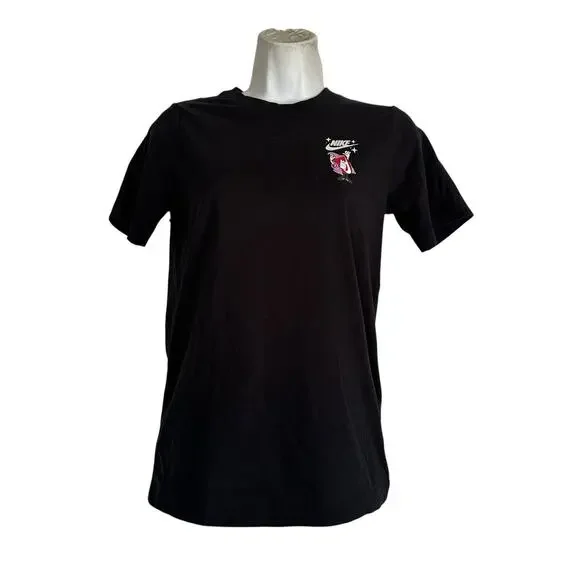 Nike Sportswear Kids Boxy Wizard Boxy Black T-Shirt Size L
