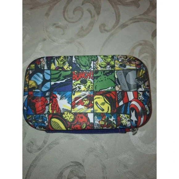 Marvel Comics Hard Case Covered In Fabric Zippered Pencil Case