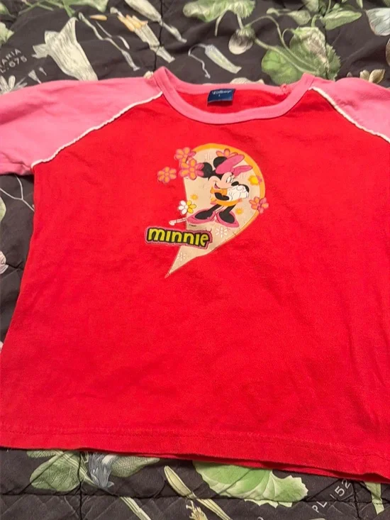 Vintage Disney Long Sleeve Minnie Mouse Shirt