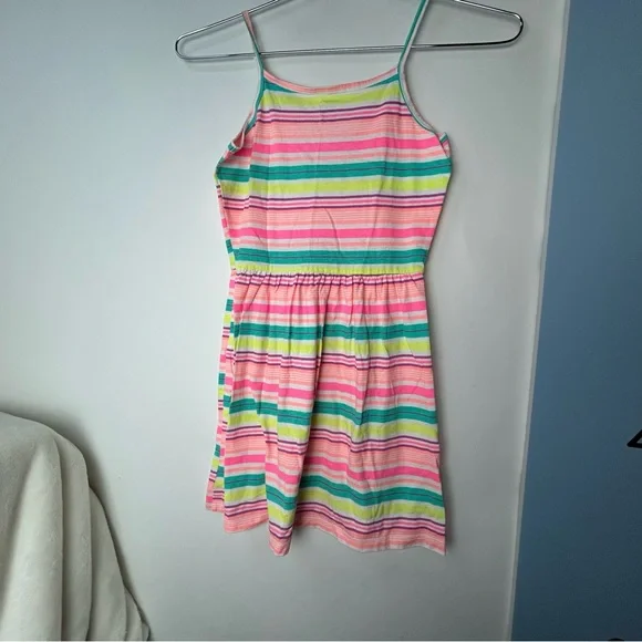 Carter's Kid Pastel Horizontal Stripes‎ Sun Dress Girls 10/12