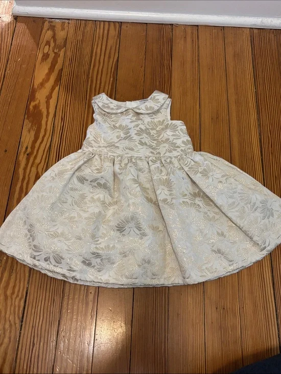Baby girl fancy golden dress