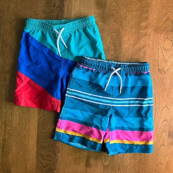 Lands' End swim trunks XS 4-5