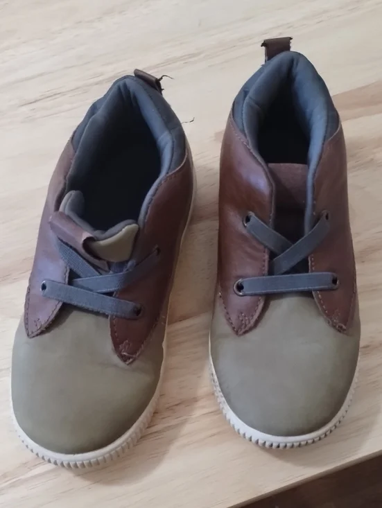 Carter's Two-Tone Brown & Olive Kids Sneakers