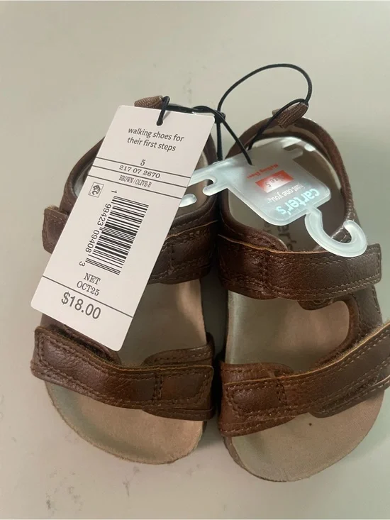 Carter's Toddler sandals- 2 pairs