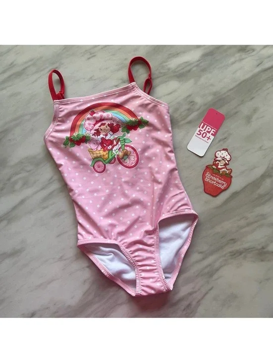 Strawberry Shortcake Girl’s Size XS One-Piece Swimsuit
