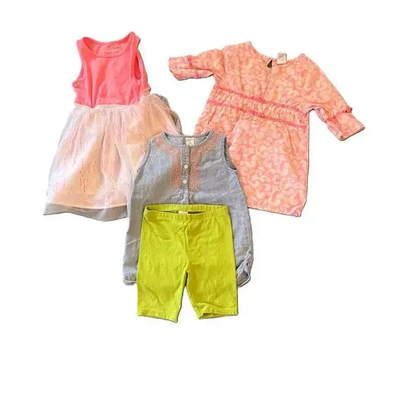 Toddler Girl Size 3T LOT Dress Shorts Top Flowers Summer Casual Cozy Comfort 48