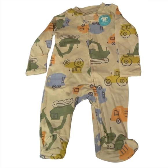 Carter's Construction Print Footie-Newborn NWT