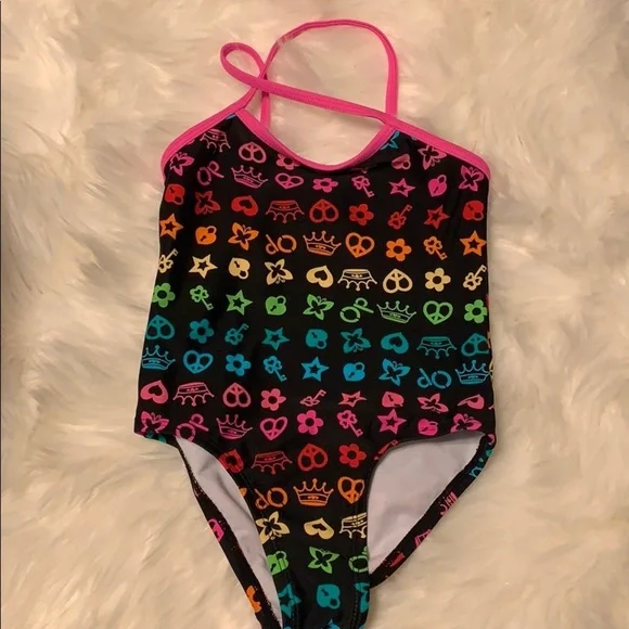 EUC One Piece Bathing Suit Size 4-5 A1