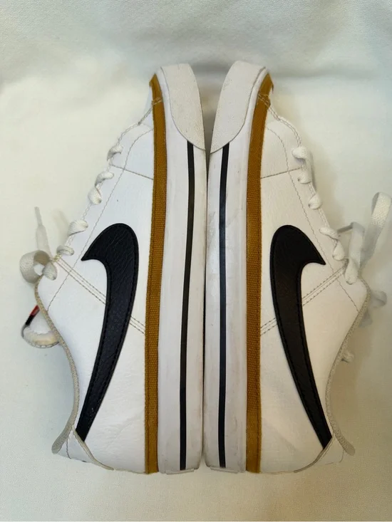 Nike Court Legacy Next Nature Sneakers White Desert Ochre Size 9