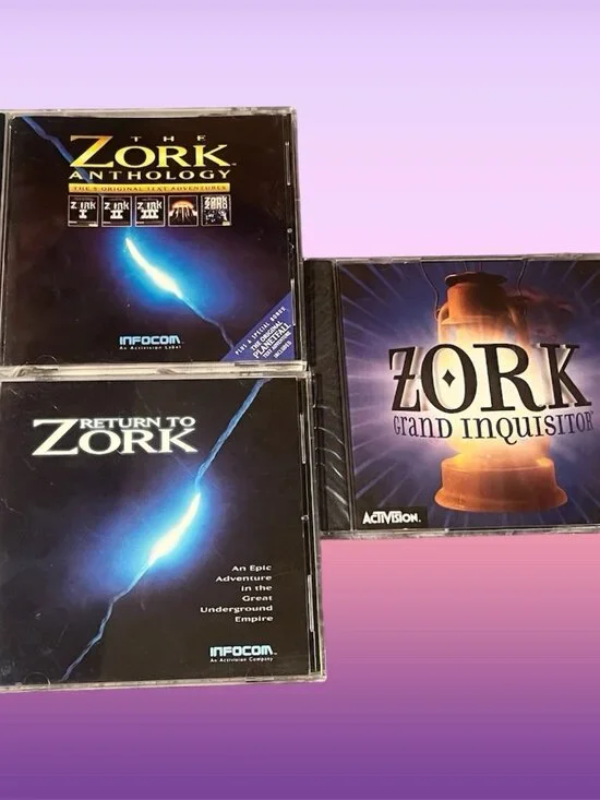 Zork Anthology Return & Sealed Grand Inquisitor PC 1990s Game Bundle Lot