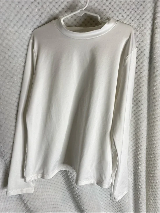 Cat & Jack White Long Sleeve Rashguard Swim Tee Shirt