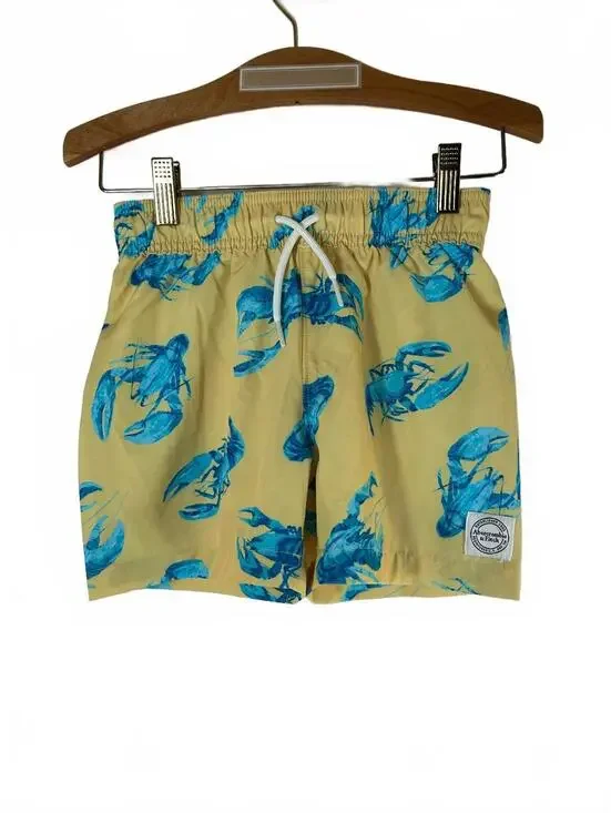 ABERCROMBIE KIDS Boy’s Lobster Print Swim Trunks / Size: 5/6