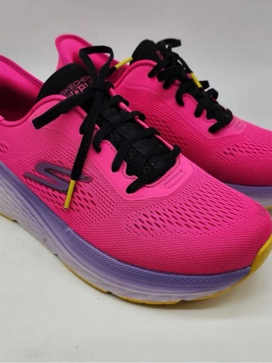 Skechers Slip-ins Max Cushioning Elite 2.0 Running Shoes Women's 9 Pink Purple