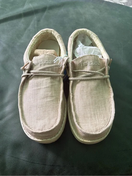 Hey Dude Lightweight Casual Slip-On Shoes in Beige