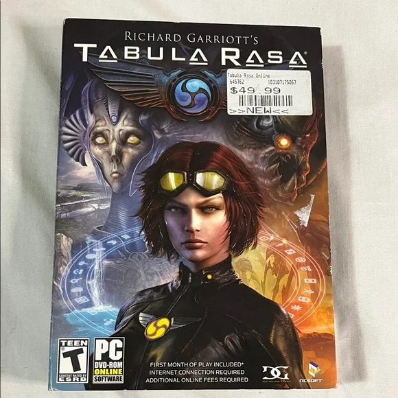 's Tabula Rasa PC Game - Black Cover