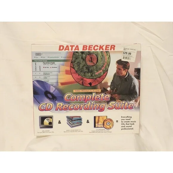 Data Becker Complete CD Recording Suite 3 Products In 1 Create Music CDs