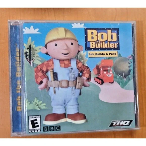 Bob the Builder: Bob Builds a Park - PC CD Rom - Complete w/ Manual