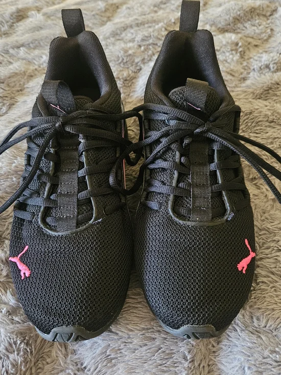 Puma Black Running Sneakers with SoftFoam+ Insole ArchTech