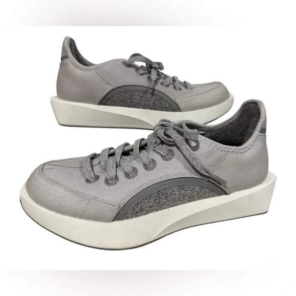Allbirds Women's Risers Blizzard Low Top Trainers Sneakers Size 10 Gray White