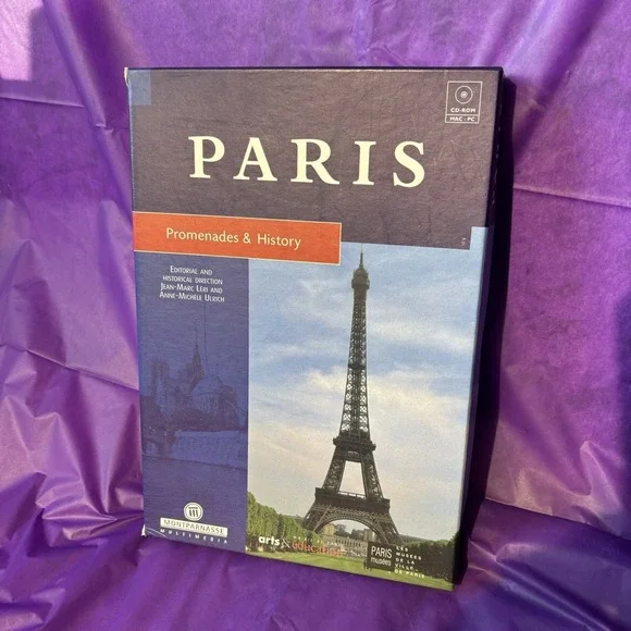 PARIS Promenades & History CD Rom PC Tour