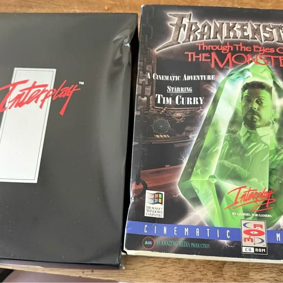 Frankenstein through the eyes of the monster clue windows cd rom 1995 interplay