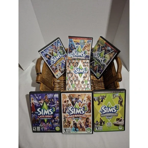 Sims 3 PC Game 6 Addons All Tested