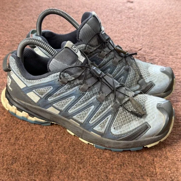 C+ Salomon XA Pro 3D Trail Running Shoes Womens 7.5 Blue Grey Hiking 412721 gym