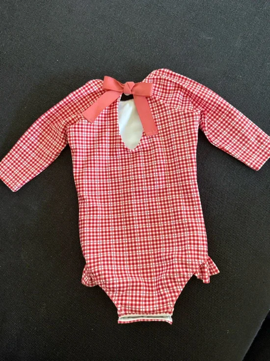 Minnow Baby Girl Rashguard 0-6m Red