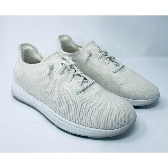 Merinos Australian Lace Up Wool Sneakers‎ Women's Size 9 Cream Comfort Cushion