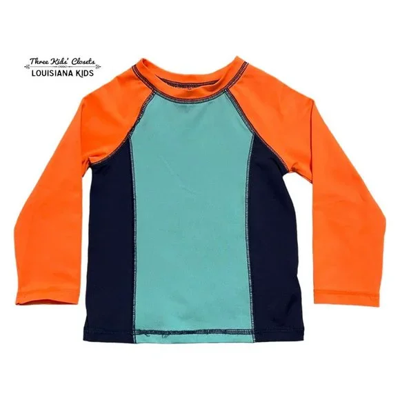 Cat & Jack 2T Long Sleeved Rashguard Swim Shirt