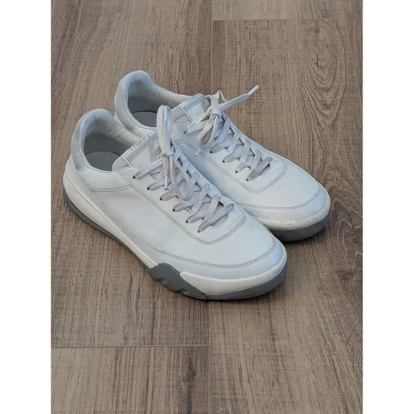 Theory Project White Leather Sneakers Shoes Womens US 9 EU 40 Portugal