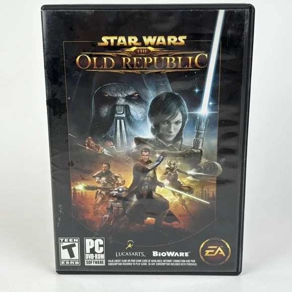 Star Wars: The Old Republic (PC, 2011) LucasArts BioWare 3 Disc Video Game
