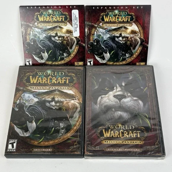 World of Warcraft Mists of Pandaris 4 Disc Game Behind the Scenes & Expansions