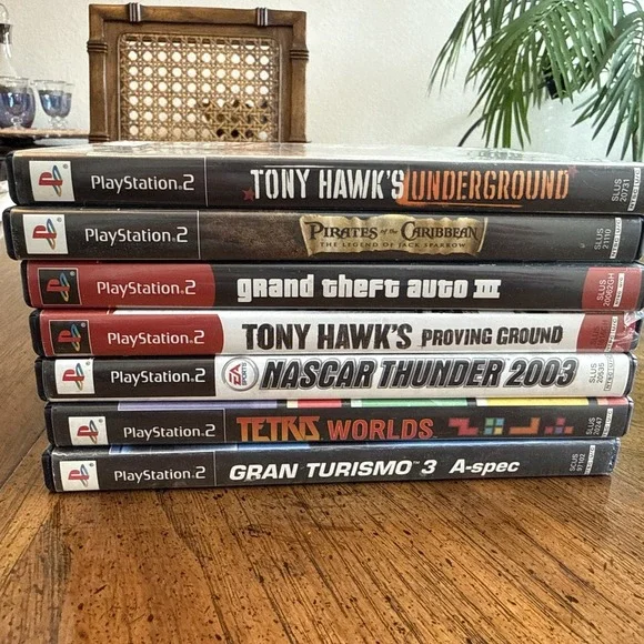 Lot of 7 PS2 Game Cases