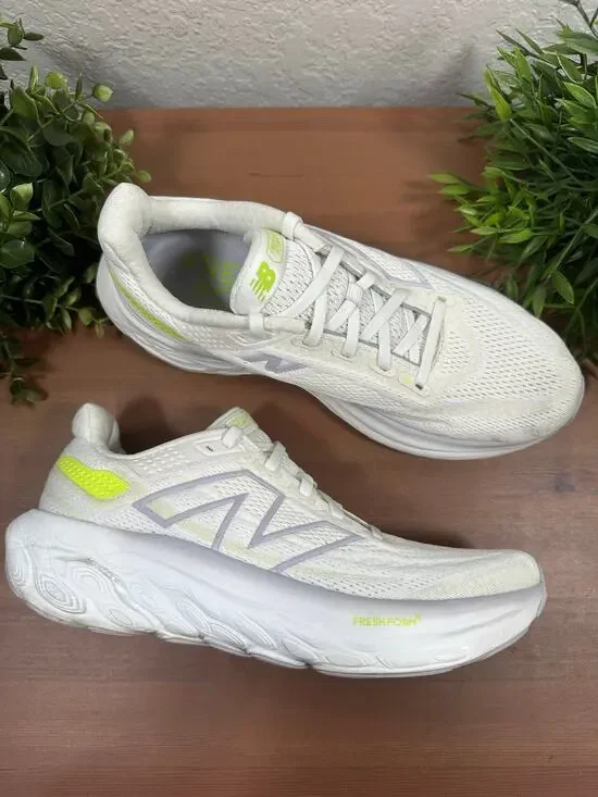 New Balance Fresh Foam X 1080v13 White Lime Leaf Women's Size 8