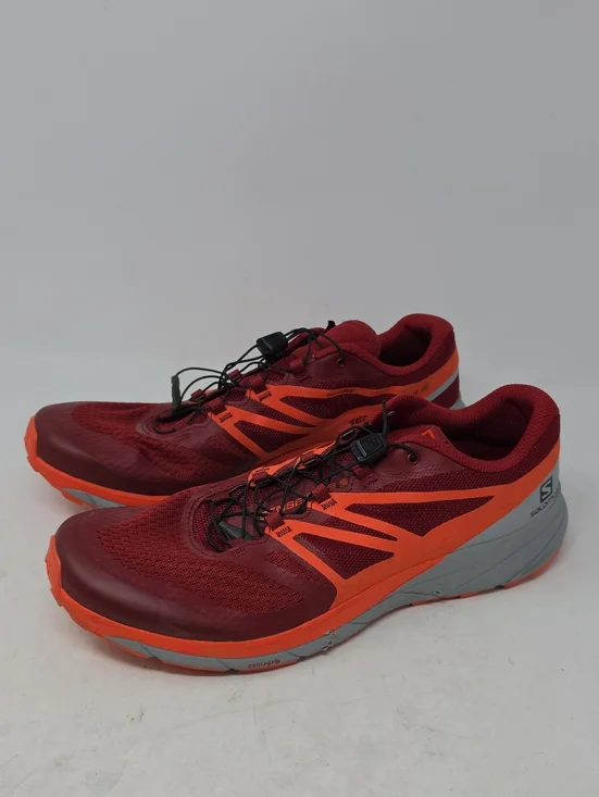 Salomon Sense Ride Trail Running Shoe Women's Sangria/Living Coral/Virtual 13
