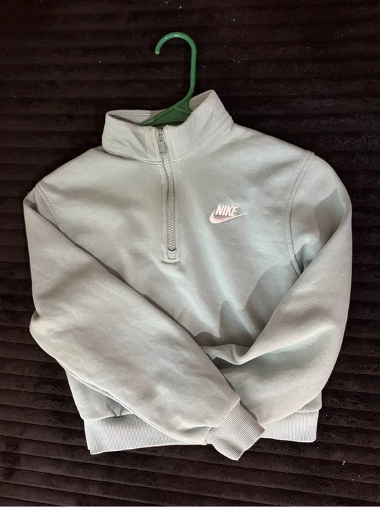 Nike Sage Green Quarter-Zip Pullover