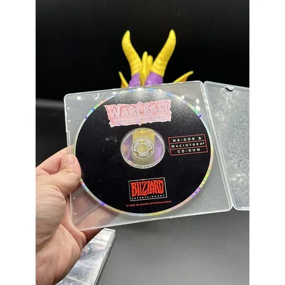 Warcraft PC Game Lot (Warcraft I, II + Expansion, III ROC + Frozen Throne) Discs