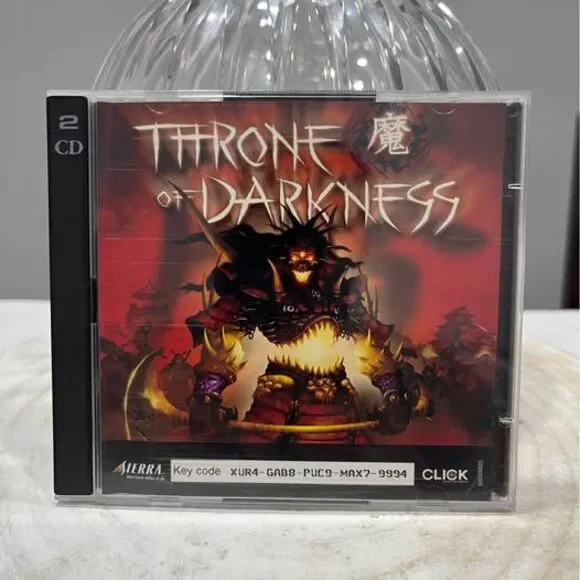 Throne Of Darkness (Computer / PC, 2001 Key Code Included) ONLY ONE DISC INCLUDE