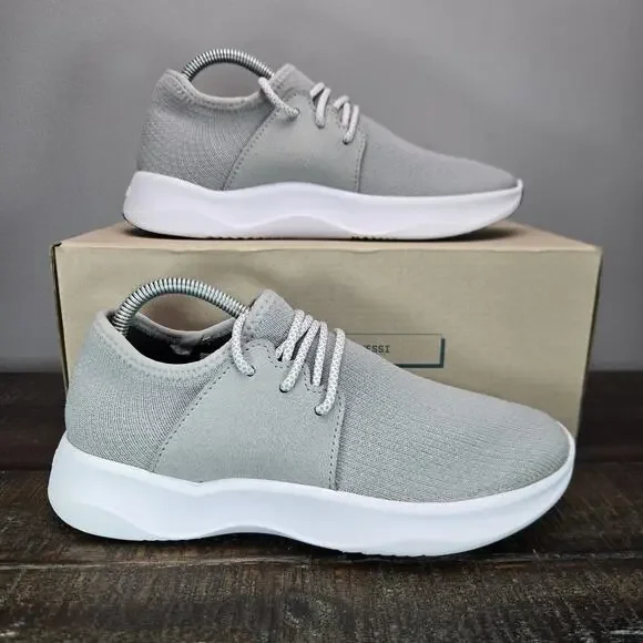 NEW Vessi Everyday Sneaker Womens Size 8 Waterproof Shoes Lace Up Sneakers Grey