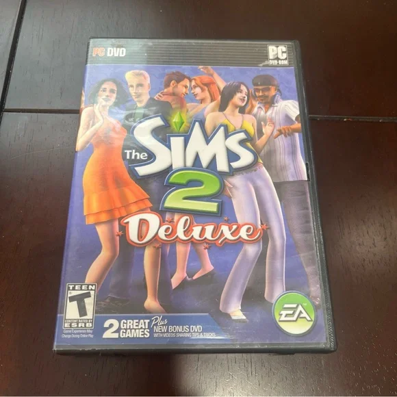 The Sims 2 Deluxe PC Game by EA - Black Case